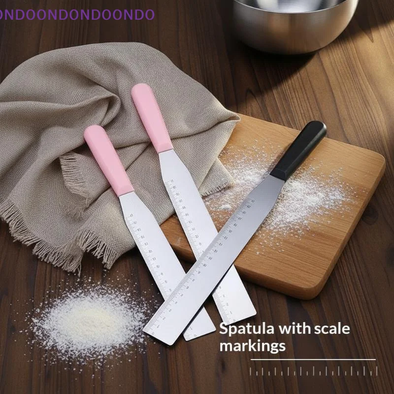 Creative Right Angle Icing Spatula With Scale Cake Cream Scraper For Cake Decoration Kitchen Baking Accessories