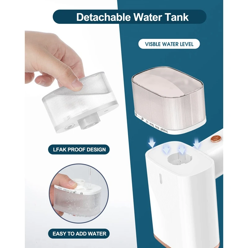 Plancha de vapor para ropa, 1 piezas, elimina arrugas, enchufe estadounidense