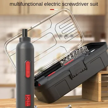 3.6V 3/10N.m electric cordless screwdriver kit, rechargeable screwdriver, 1500mAh, home DIY repair, power tool sets