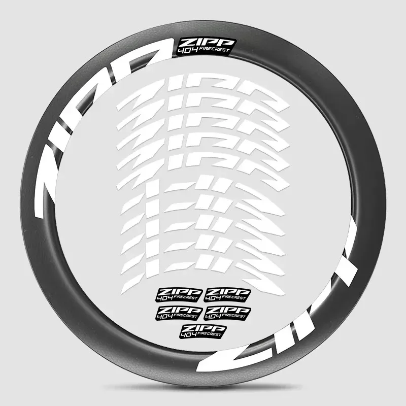 Two-wheel Set Applicable2021 ZIPP 404 Road Bike Wheelset Stickers Decorative Wheel Hub Color Change Waterproof Film