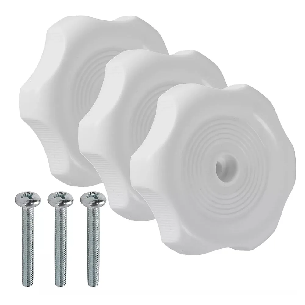 Bouton de Ventilation et fenêtre de camping-car, arbre de 3 paquets, quincaillerie intérieure, fenêtres de camping-car, bouton de Ventilation de camping-car en plastique ABS