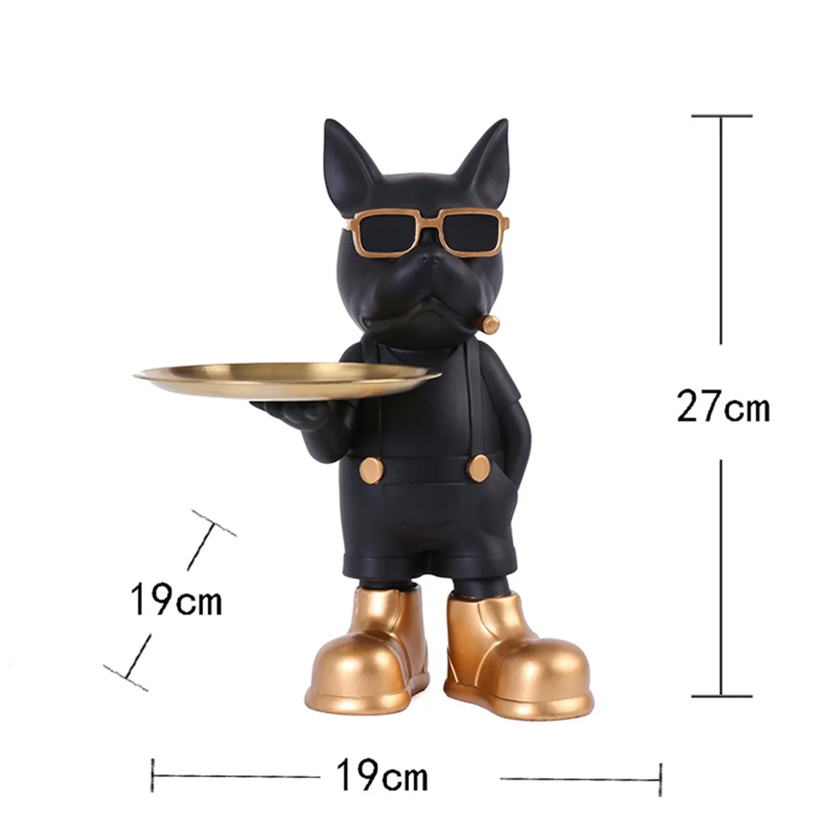 

Y31A настольный держатель для ключей, поднос, статуя бульдога, настольный поднос, орнамент для хранения ключей, украшение для офисного стола для дома D