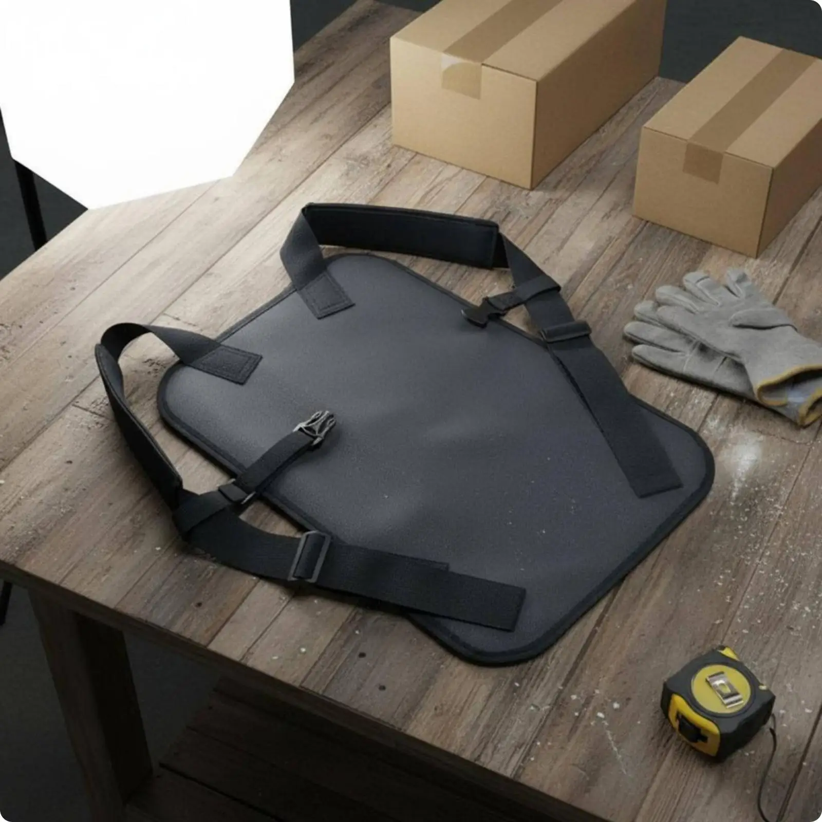 Carrying Load Backing Pad Wear-Resistant Padded Carrying Harness Wide Straps