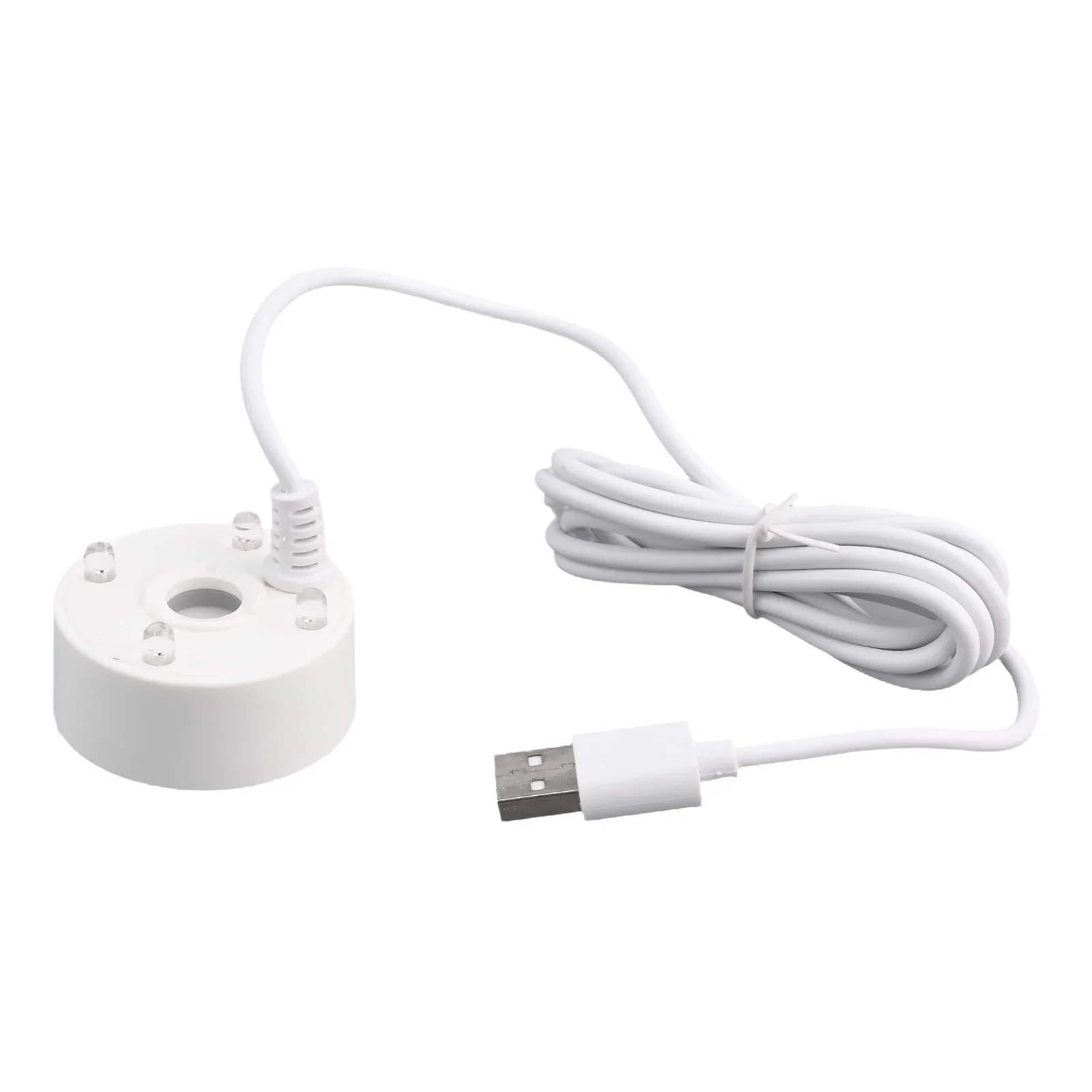 5V USB Mist Maker Fogger With LED Fog Maker Machine LED Colorful Lights Indoor Fountain Garden Pond Water Fogger Atomizer