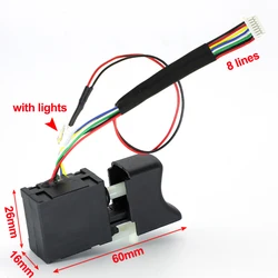 7.2V‑24V Drill Speed Switch Brushless For 2106/161/169 Electric Wrench Drill Switch Adjustable Cordless Drill Trigger Switch