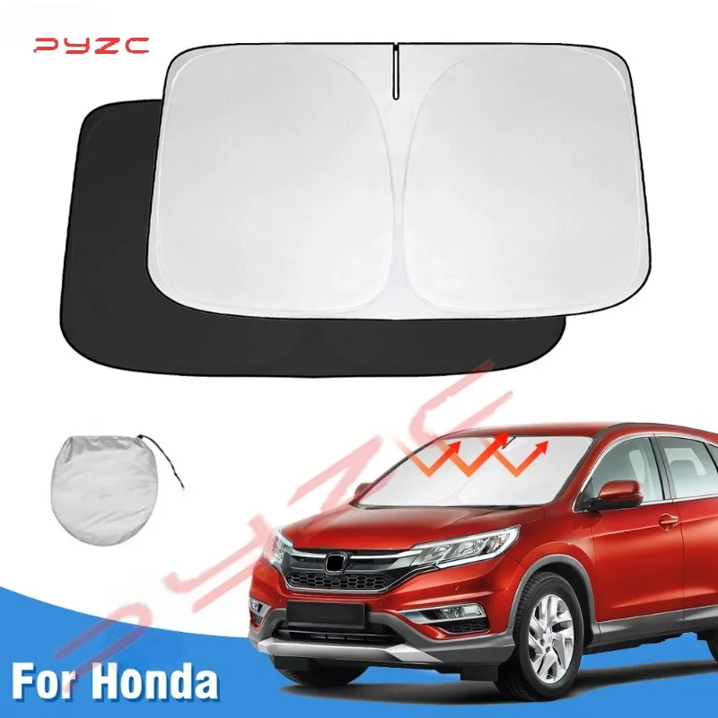 

Windshield Sun Shade For Honda CR-V 2017-2019 2020 2021 2022 CRV Sunshade Window Sun Visor Protector Foldable Blocks UV Rays