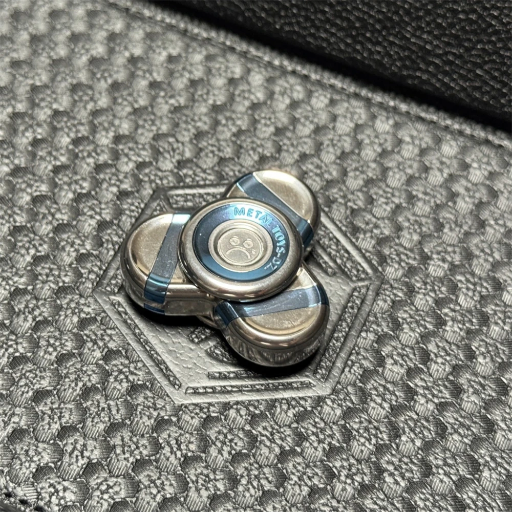 DZ Shamrock Origineel Ontwerp Titanium Legering EDC Fidget Spinner Anti Stress Speelgoed ADHD Angst Relief Zintuiglijke Focus Fidgeting Speelgoed