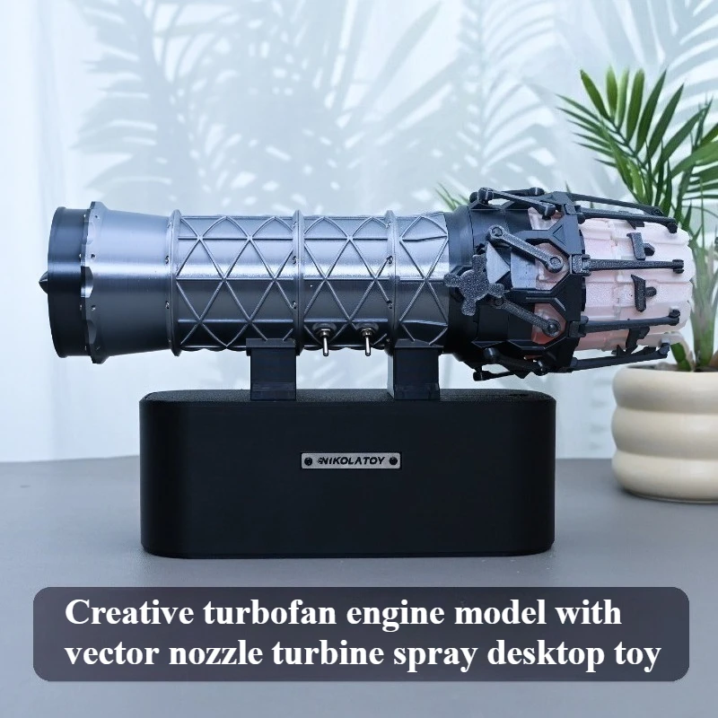 

Creative Turbojet Engine Model Hardcore Vector Tail Nozzle Humidifier ABS Material