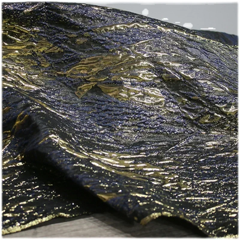 

Жаккардовая плиссированная ткань для модной одежды, дизайнерские ткани, ткань для шитья своими руками, продается на метры, полиэстер