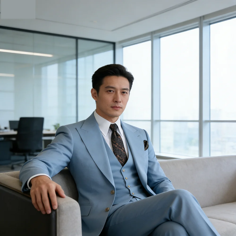 

Men's Wedding Tuxedos with Notched Lapels Single Breasted Luxury Men's Clothing Dance Dress Complete Costume Fantasy