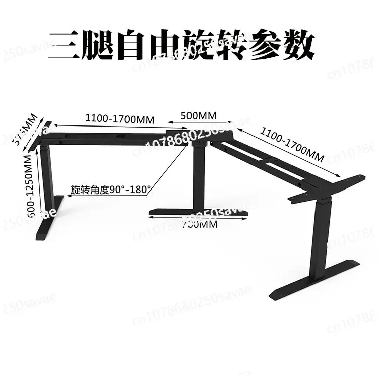 

Electric Lifting Table Corner, L-Shaped, Custom Computer Table Standing Desk Legs, E-sports Table Bracket