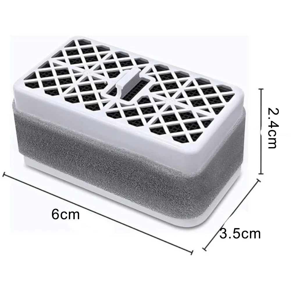 1/4pcs Filter Element Toilet Air Purifier Filter Plastic + Sponge 60*35*24 Mm For TOTO-S550E, C5, C2, S300 S350E Toilets Parts