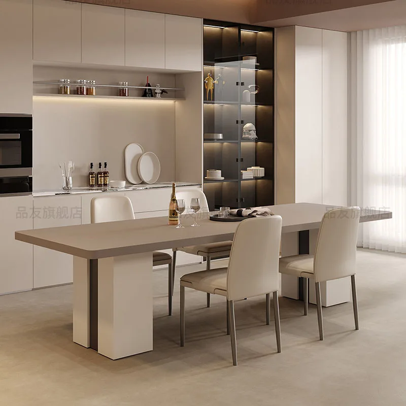 

Extending Modern Dining Table Coffee Kitchen Restaurant Chairs Dining Table Nordic Designer Mesas De Jantar Salon Furniture