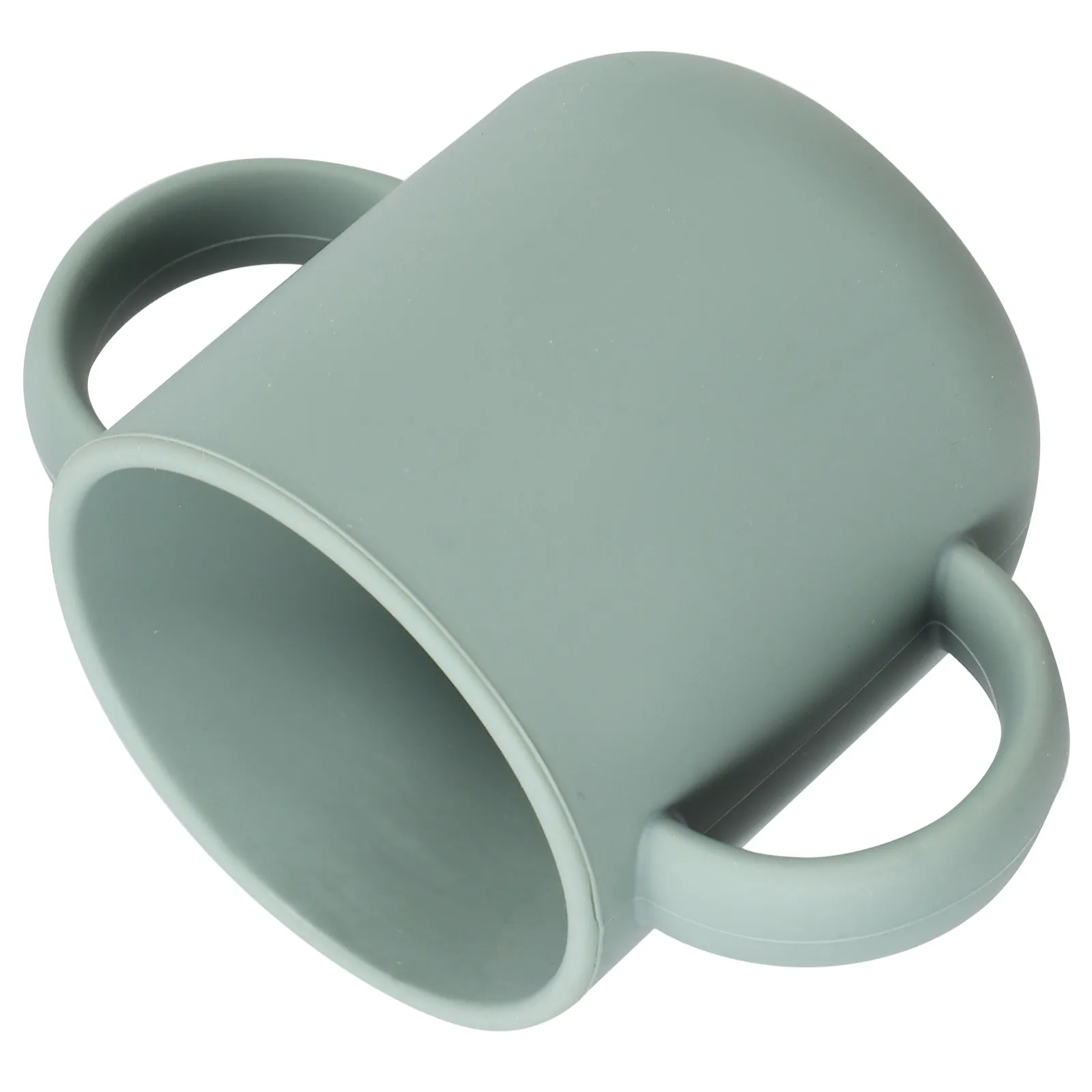 

Water Drinking Cup for Infants Silicone Material Double Handles Secure Grip Promotes Independence Dishwasher Safe Bright Colors