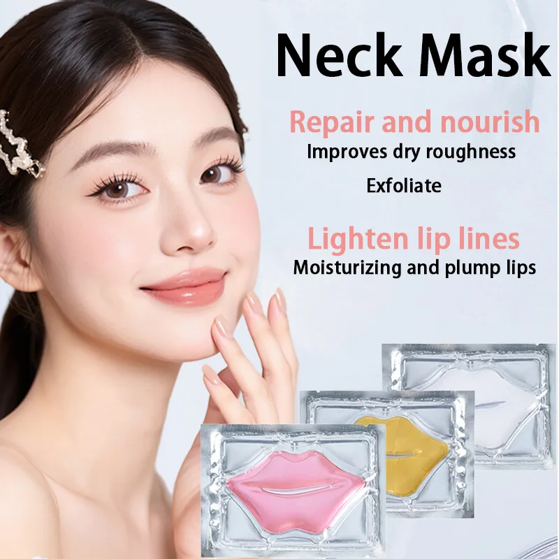 

5Pcs Collagen Lip Sticker Firming Repair Lip Mask Sticker Hydrating Moisturizing and Removing Dead Skin Lip Mask