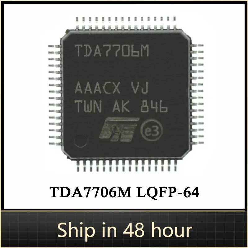 

1-5Pcs 100% New TDA7706M TDA7706 QFP-64 Chipset IC Chip In Stock