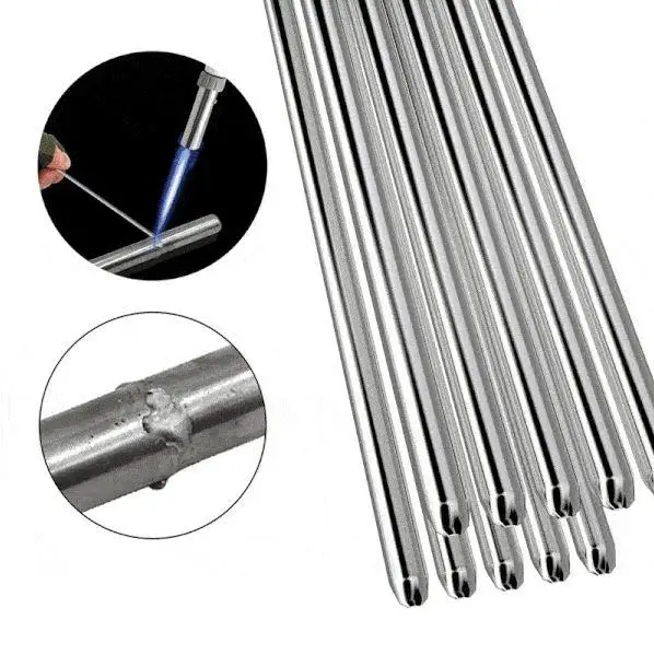 20/40Pcs Welding Wire 33/50cm Low Melting Point copper-Aluminum Solution Welding Flux-Cored Rods 1.6 2.0mm Weld Accessory Tool