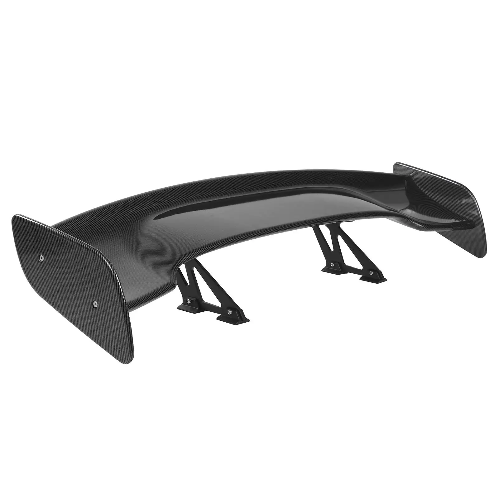 Rear Lip Wing Carbon Style Rear Trunk Spoilers Stable Anti UV Universal with Mounting for sedan for gt Style