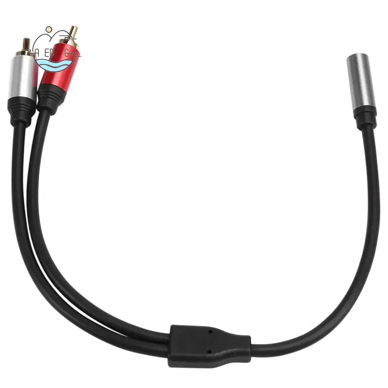 AED6-RCA Cable 2RCA Male To 3.5Mm Female Audio Aux Cable 3.5Mm Jack Rca Cable For MP3 Phone Home Theater DVD 2RCA Audio Cable
