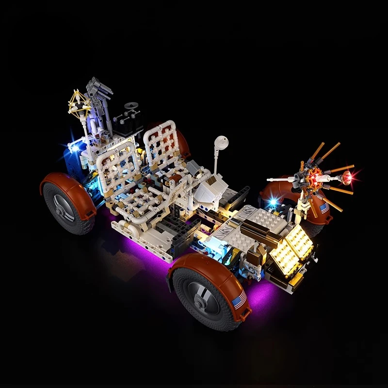 مجموعة إضاءة LED مناسبة لسيارة LEGO Technic NASA Apollo Lunar Roving Vehicle LRV 42182 هدية الإضاءة (باستثناء مكعبات البناء) #6