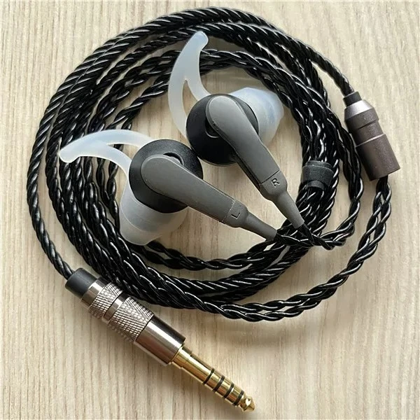 For Bose soundsport wired earphones, audiophile grade single crystal copper silver-plated wire 4.4 balance head