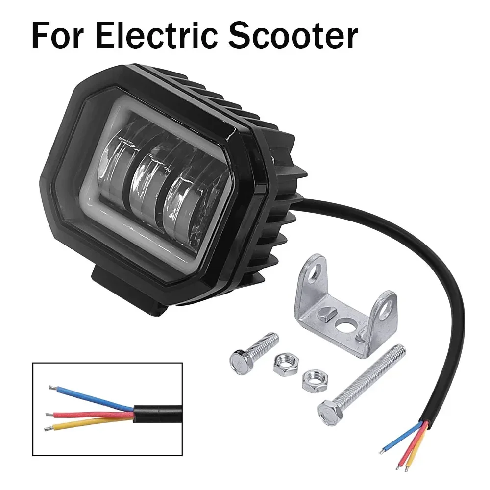 Spotlights DC 12V-80V LED Waterproof Light Universal for Electric Scooter Safety Zone Working Lamp Electric Bicycle Headlight