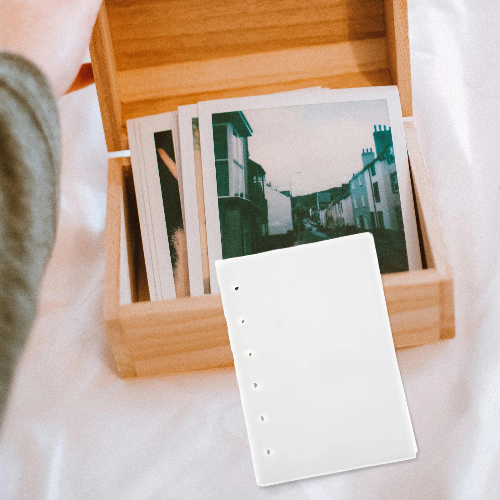 52 Uds páginas de repuesto para álbum de recortes protectores de páginas transparentes divisores dobles 14x12,5 cm hojas de carpeta para álbum de fotos insertos de plástico