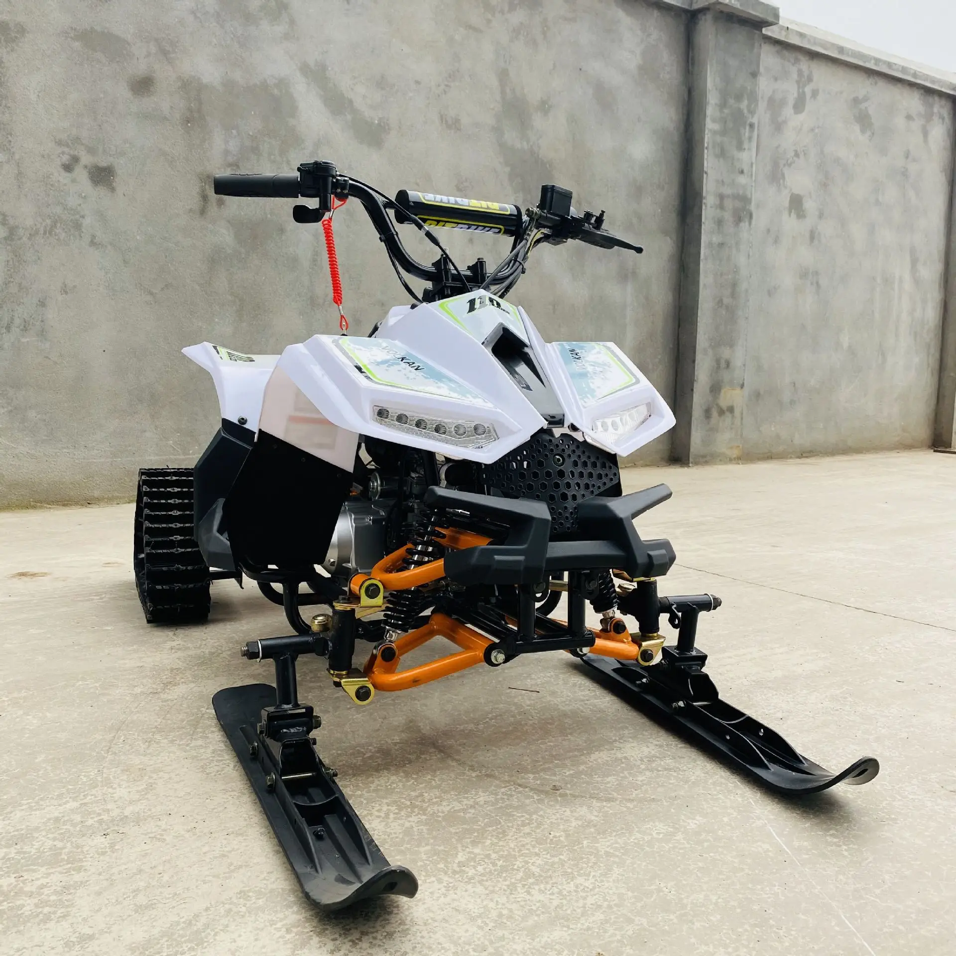 

125CC 115CC Adult Kids All-Terrain ATV Quad Bike Russian Design Snowmobile for Winter Sports Winter Outdoor Snow and Ice