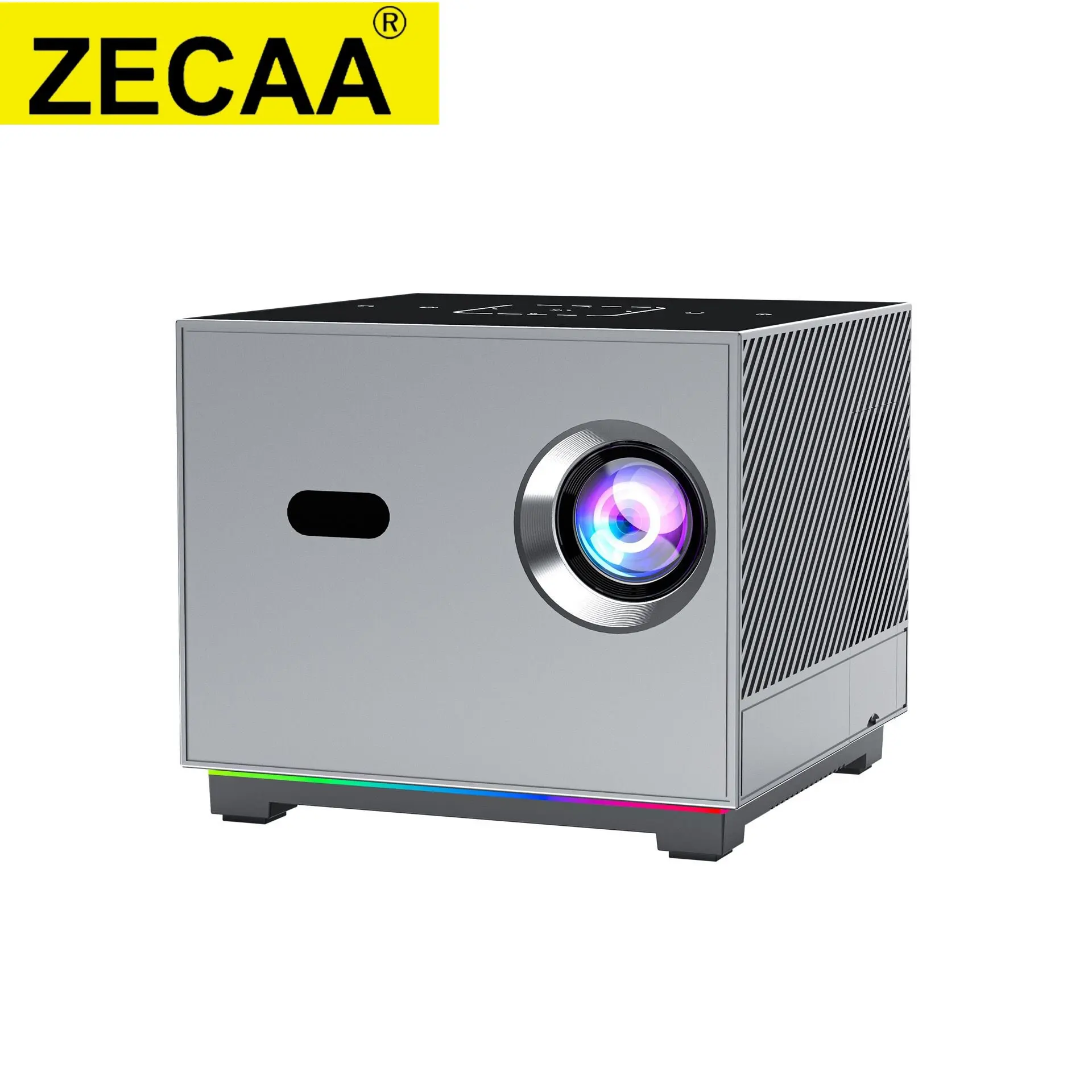 

ZECAA New Full HD 720P 150 ANSI 4K 2.4G+5G Dual Band WiFi 6 Android 11 Portable Bluetooth 5.4 Smart Home Multimedia Projector