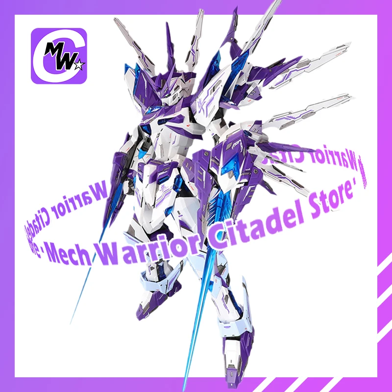 

SNAA XH-01 Purple MG HUNT AND KILL Air Combat Enhanced Weapon Action Figure Toy Assembled Model 1/100 Toy Gift Item for Children