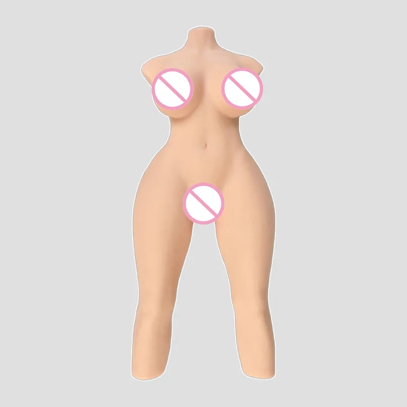 QUBAN Exclusive Half Body Doll Male Masturbator Adult Solid Doll TPE Sex Doll Dual Channel Vaginal Anal Rubber Doll Sex Toys