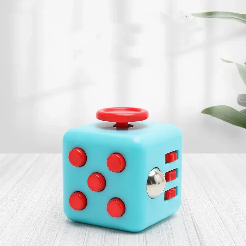 Adult Fidget Toys cubHand Pinching Venting Anti  Anxiety 6sided Playable Decompression Anti-Stress Relief Toy Dice Magic Cub