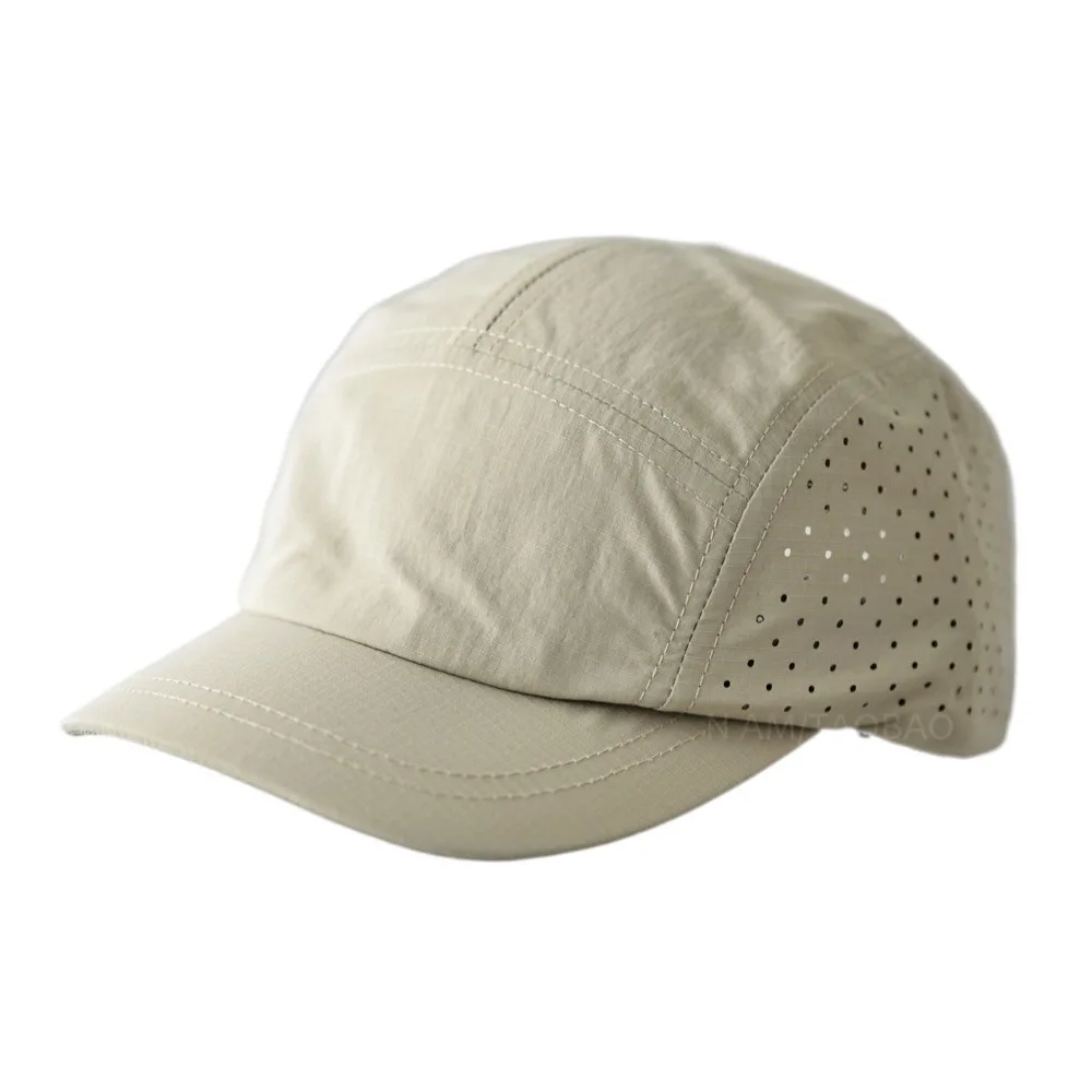 

Polyester Breathable Mesh Baseball Caps Short Brim Quick Drying Thin Sun Protection Hats Casual UV Protection