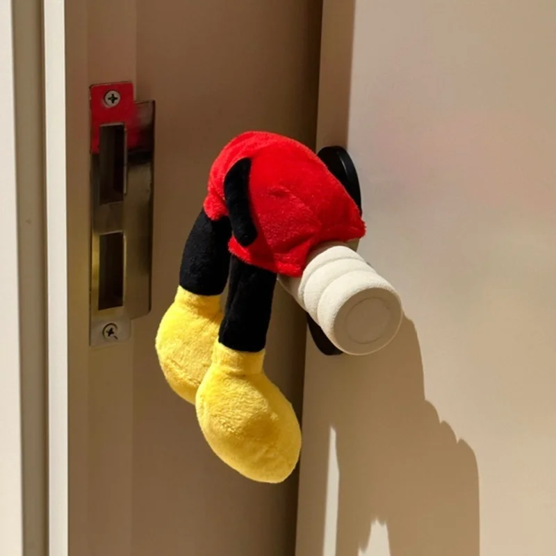 

Дверная ручка с Микки и прикладом из мультфильма, декоративная крышка для дверной ручки для дома, спальни, аксессуары, плюшевые игрушки, мягкие игрушки с животными