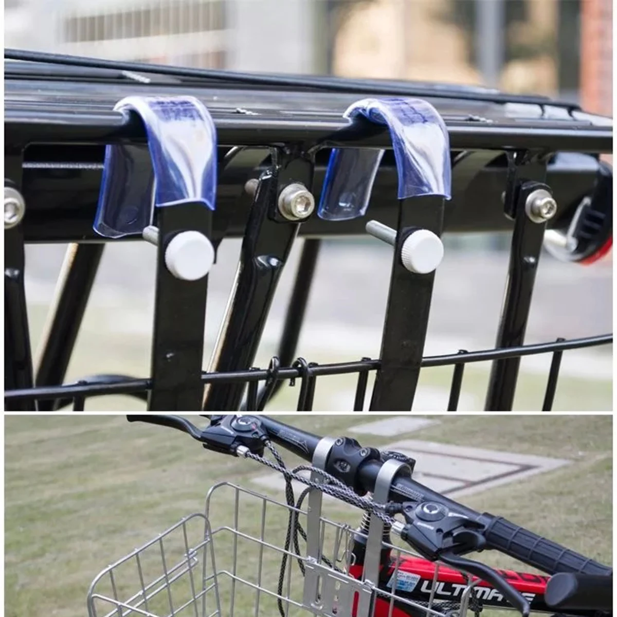 

Foldable Bike Basket Durable Metal Suitable Most Bikes Front Rear Installation Easy Foldable Design Saving Space Bike