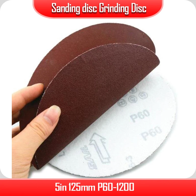 Sanding disc Grinding Disc for FESTOOL/MIRKA/3M ect Sander Without Hole Plate 5in 125mm P60-1200 Sanding  polish sandpaper