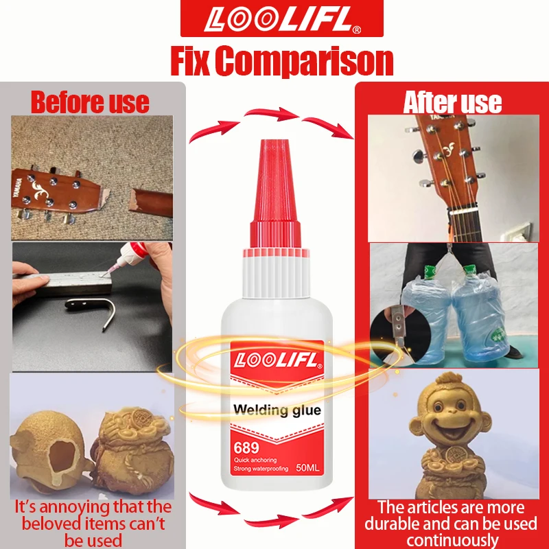 قوية لاصقة ، لاصق الفورية ، والتجفيف السريع لاصقة ، المعادن ، الخشب ، البلاستيك ، الزجاج ، الحجر ، والأحذية ، ديي ، الخ .