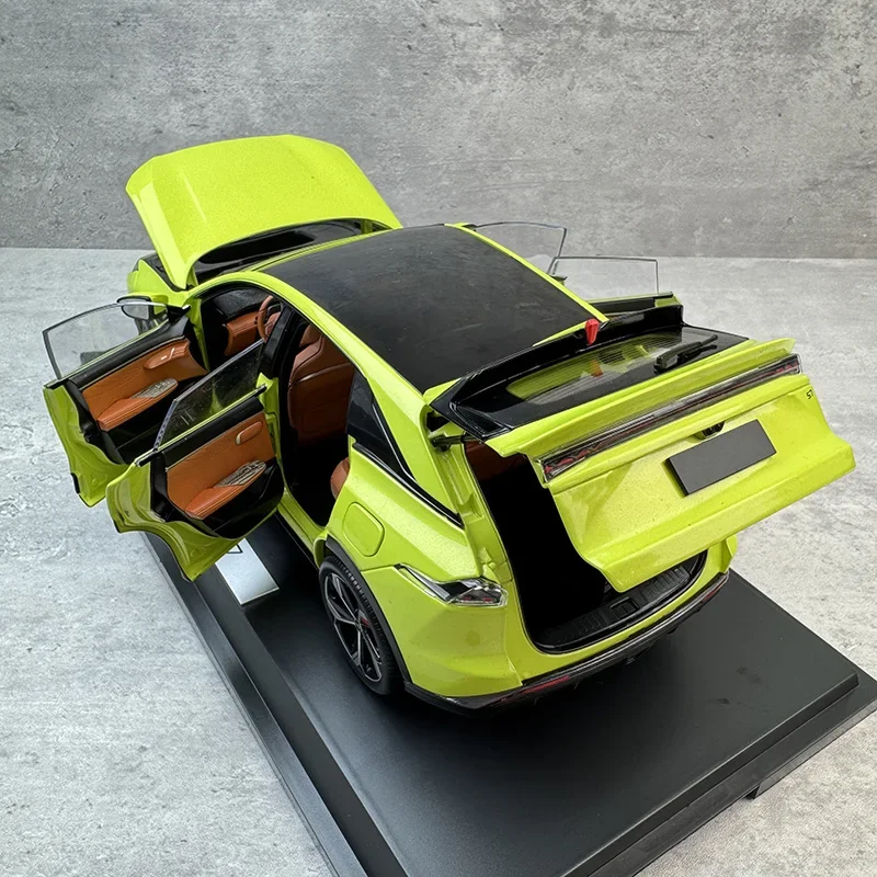 1:18 Originele Fabriek voor Deep Blue S7 Automodel Nieuwe Energie Legering Simulatie Automodel Decoratie Cadeau