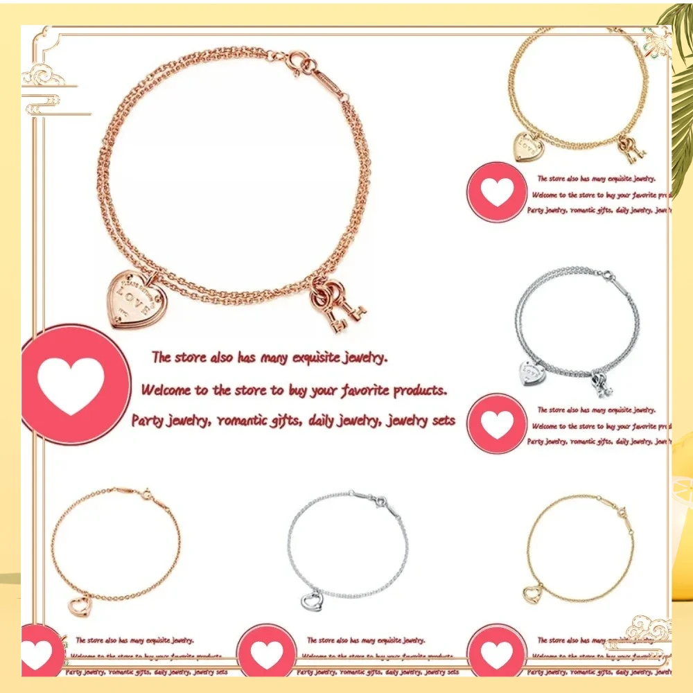 

TIF classic love series браслет из стерлингового серебра 925 пробы для женщин, прямая оптовая продажа с фабрики