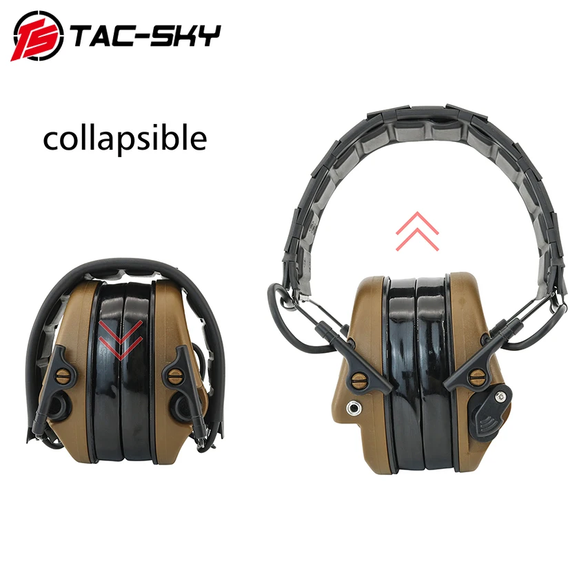 TS TAC-SKY Upgraded Version SORDI ULTRA IPSC Tactical Headset Shooting Earmuffs Hearing Protection Headset for Airsoft Sports