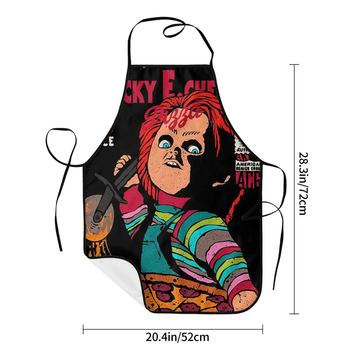 Chucky From Child's Play Aprons Chef Cooking Tablier Waterproof Bib Kitchen Cleaning Pinafore for Women Men Painting
