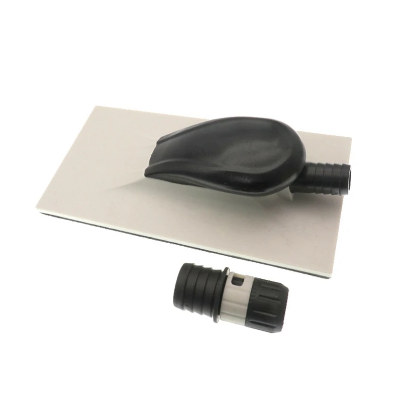 Bloque de lijado manual, lijadora manual de malla de gancho y bucle sin polvo, herramienta de molienda para molienda en seco y pulido de madera