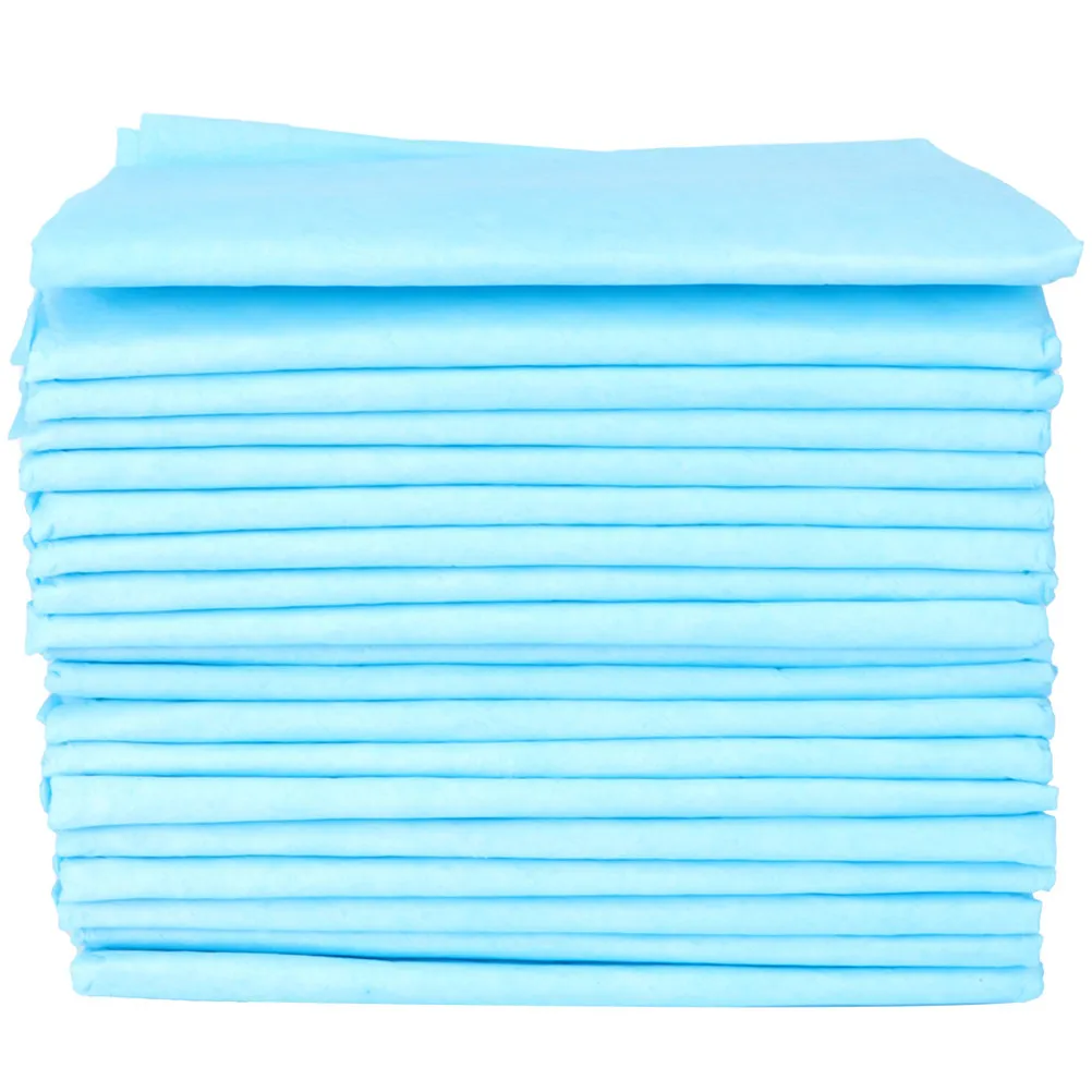 50Pcs Disposable Pet Pee Pad High Absorbency Training Mat for Small Puppies Senior Dogs Indoor Potty Training Pee Pads for Dogs