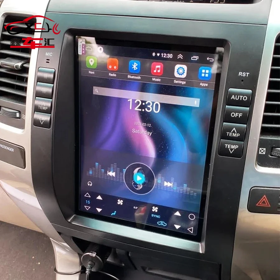 

10.4" Car Radio For Prado 120 Lexus Gx470 For Toyota Land Cruiser 2002-2009 CarPlay Android 13 Auto Tesla Style BT 4G WIFI GPS