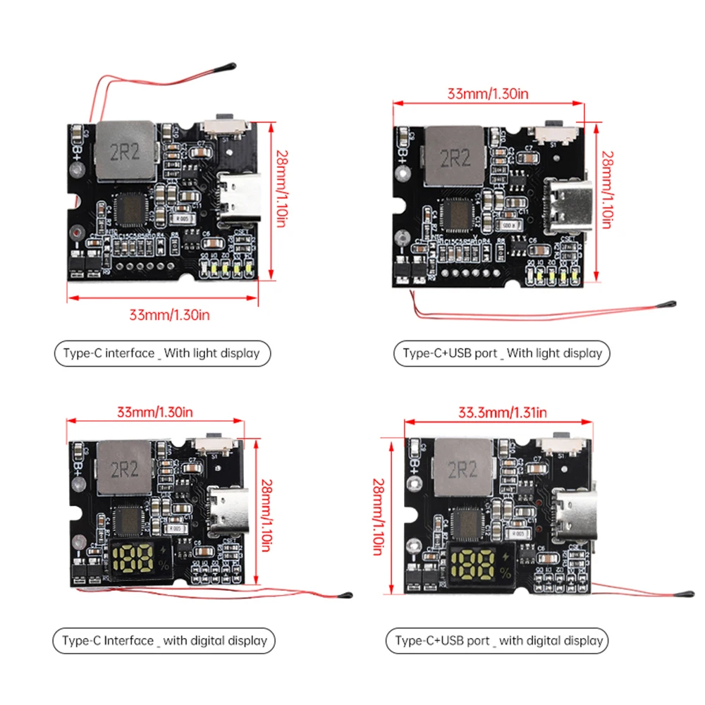 22.5W Lithium Battery Charging Protection Board DIY Mobile Power Main Board Bidirectional Power Bank Fast Charging Module