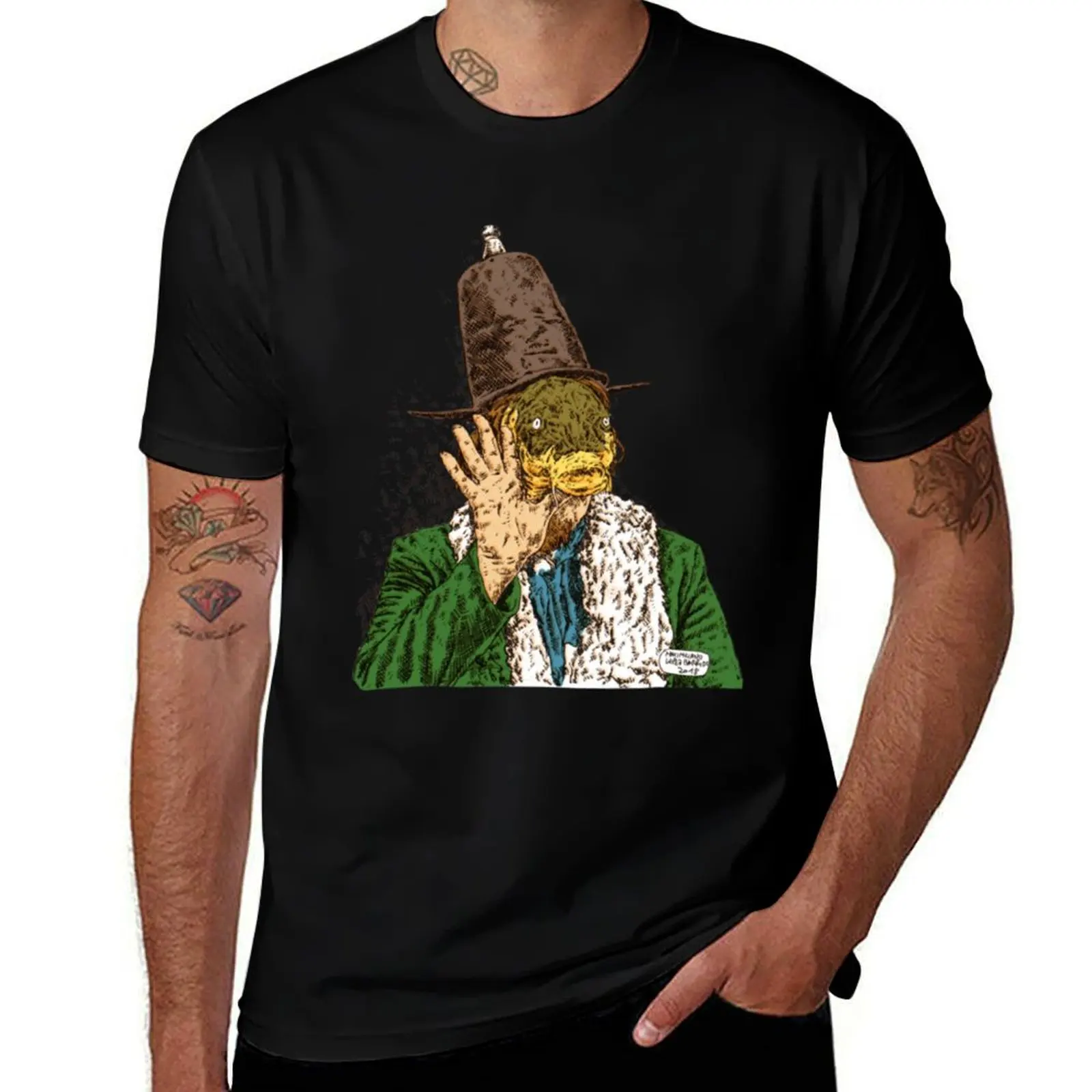 Captain's Beefheart Trout-Mask-Replica T-Shirt Simple Trendy Casual T-Shirt