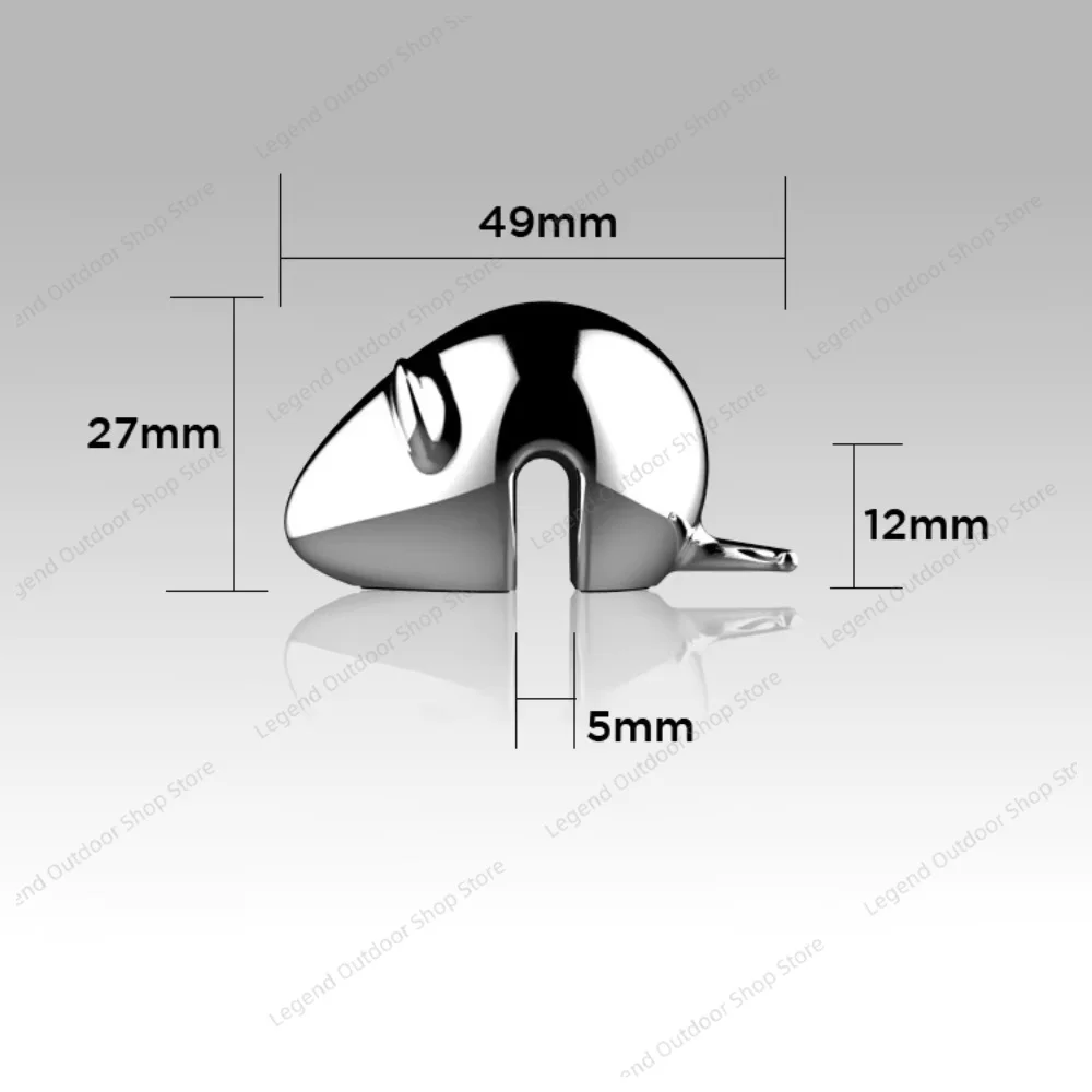 White Design Stainless Steel Desktop Cable Organizer Weighted Wire Holder Clip Creative Office Desk Accessory Silver Finish