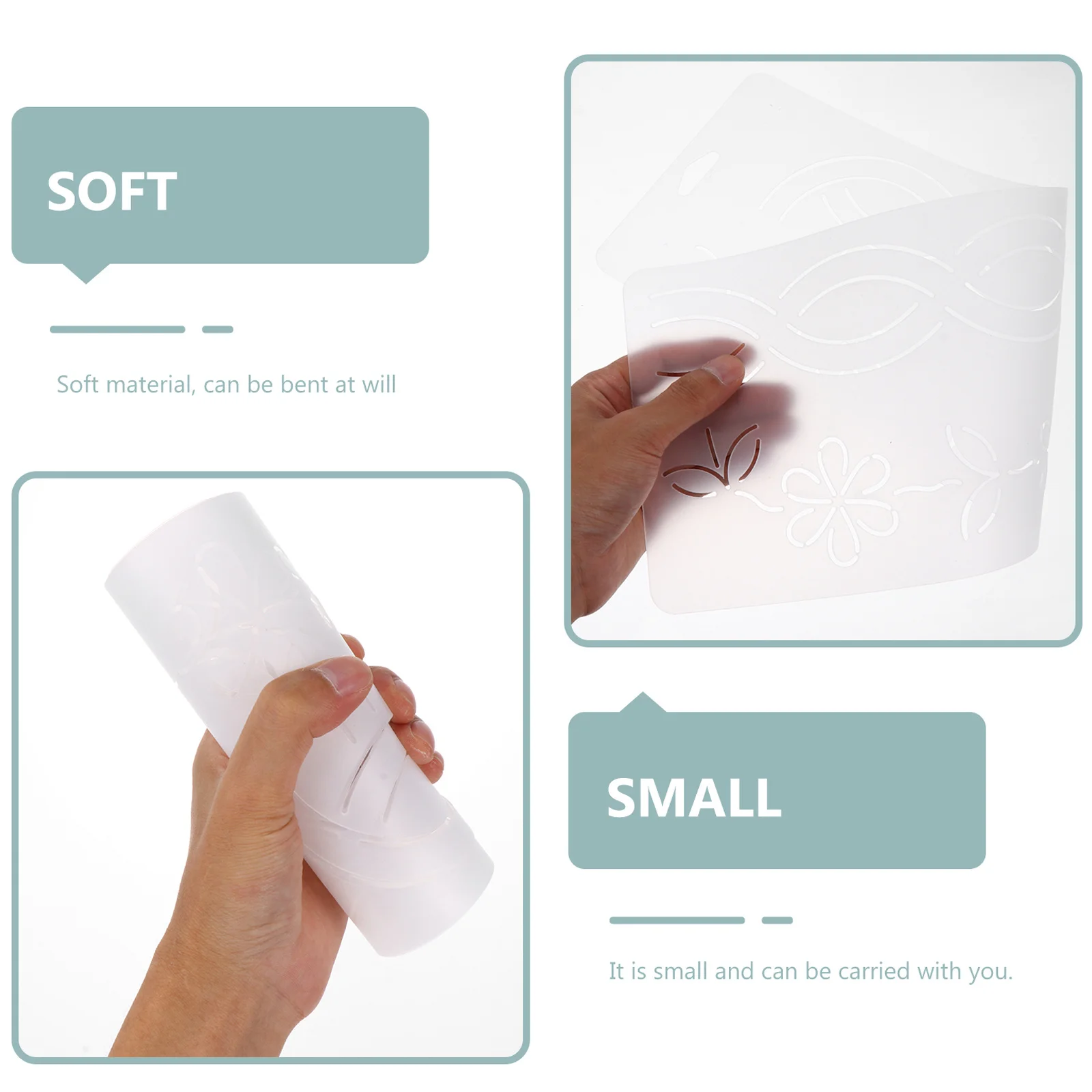 2Pcs Quilting Template Plastic DIY Patchwork Sewing Tool Easy Fabric Cutting Embroidery Supplies Quilting Template