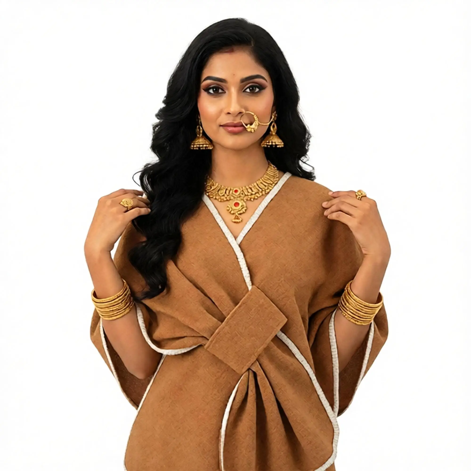 Fashion Plain Triangle Shawl Soft Scarf High-Quality Outdoor Wear Shoulder Wrap Casual Versatile Trendy Shawl Streetwear Coat