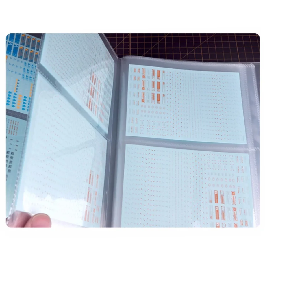 A5/A6 Aufkleber Lagerung Buch Leere Aufkleber Sammeln Organizer für Montieren Modell Gebäude Werkzeuge Hobby DIY Zubehör